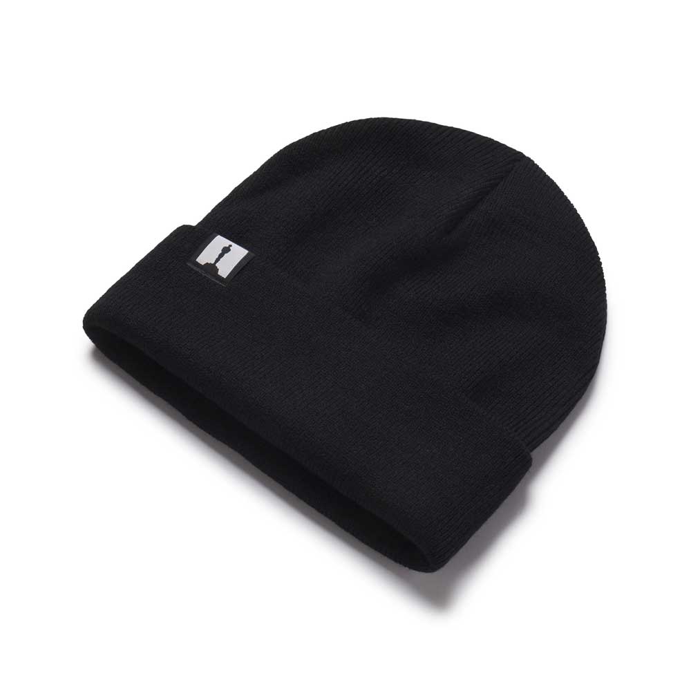 BLACK LOGO BEANIE - Image 3