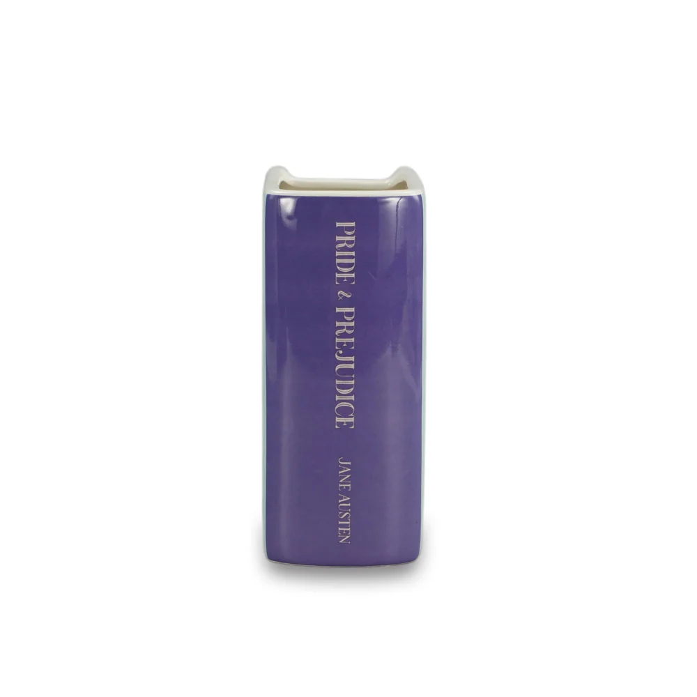 PRIDE & PREJUDICE VASE CERAMIC BOOK 5.5" - Image 2